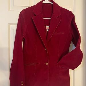 SALE THRU 8/14- Vintage Wrangler Corduroy Red Jacket